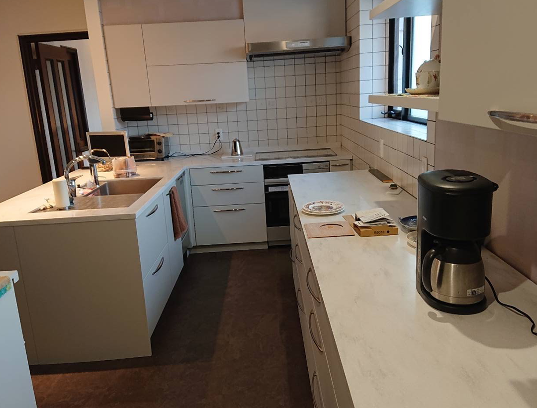 納戸とキッチンを一体化